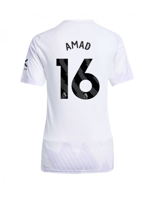 Manchester United Amad Diallo #16 Auswärtstrikot für Frauen 2025-26 Kurzarm Manchester United Amad Diallo #16 Auswärtstrikot für Frauen 2025-26 Kurzarm